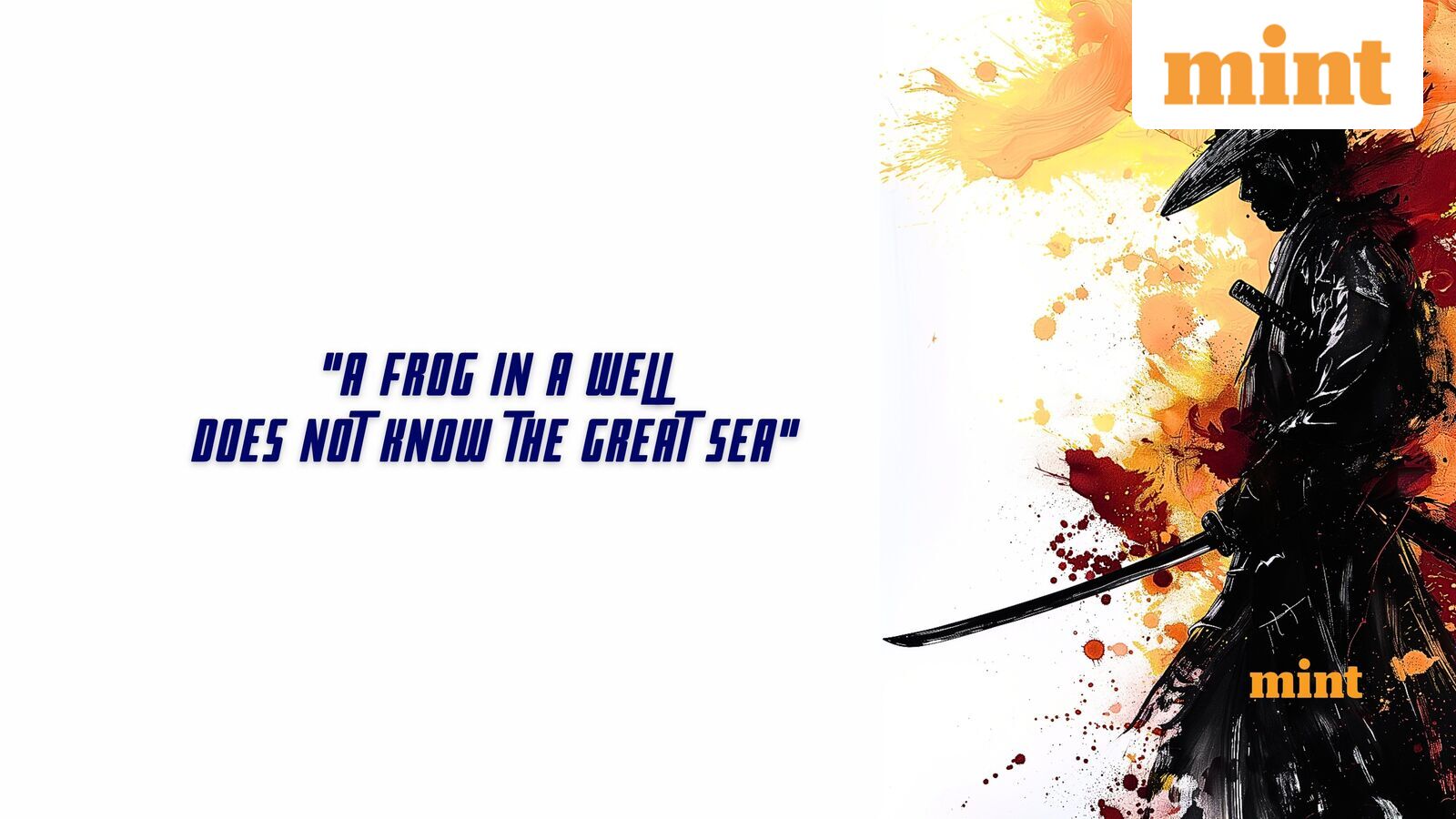 Japanese Proverb of the day: ‘A frog in a well does not know…’; meaning, business lesson and why it still matters today